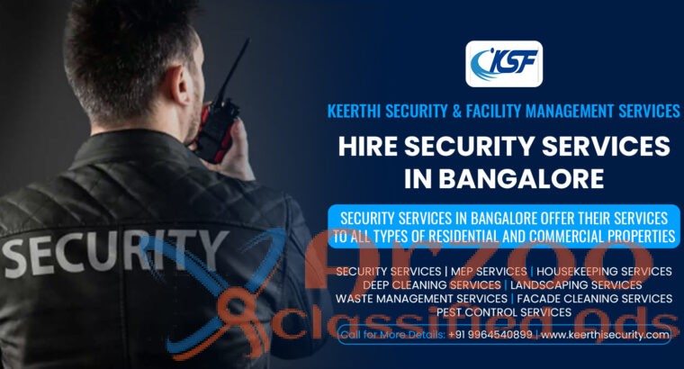 Hire Security services in Bangalore