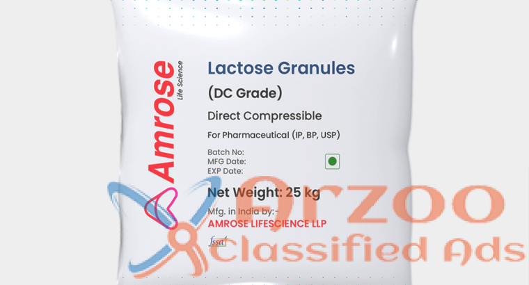 Order Lactose Granules at Affordable Price